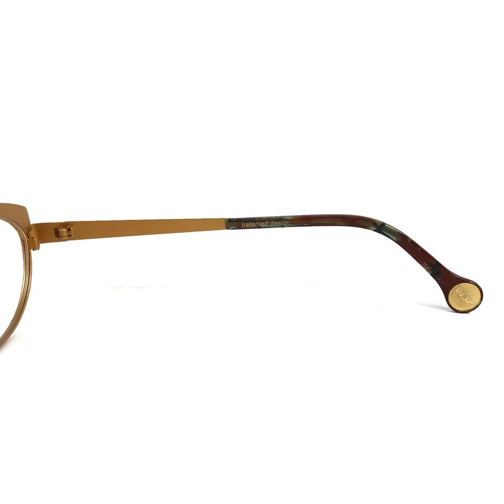 BOZ Eyeglasses Frames VISTA 8050 Pink Gold Cat Eye Full Rim 52-17-140